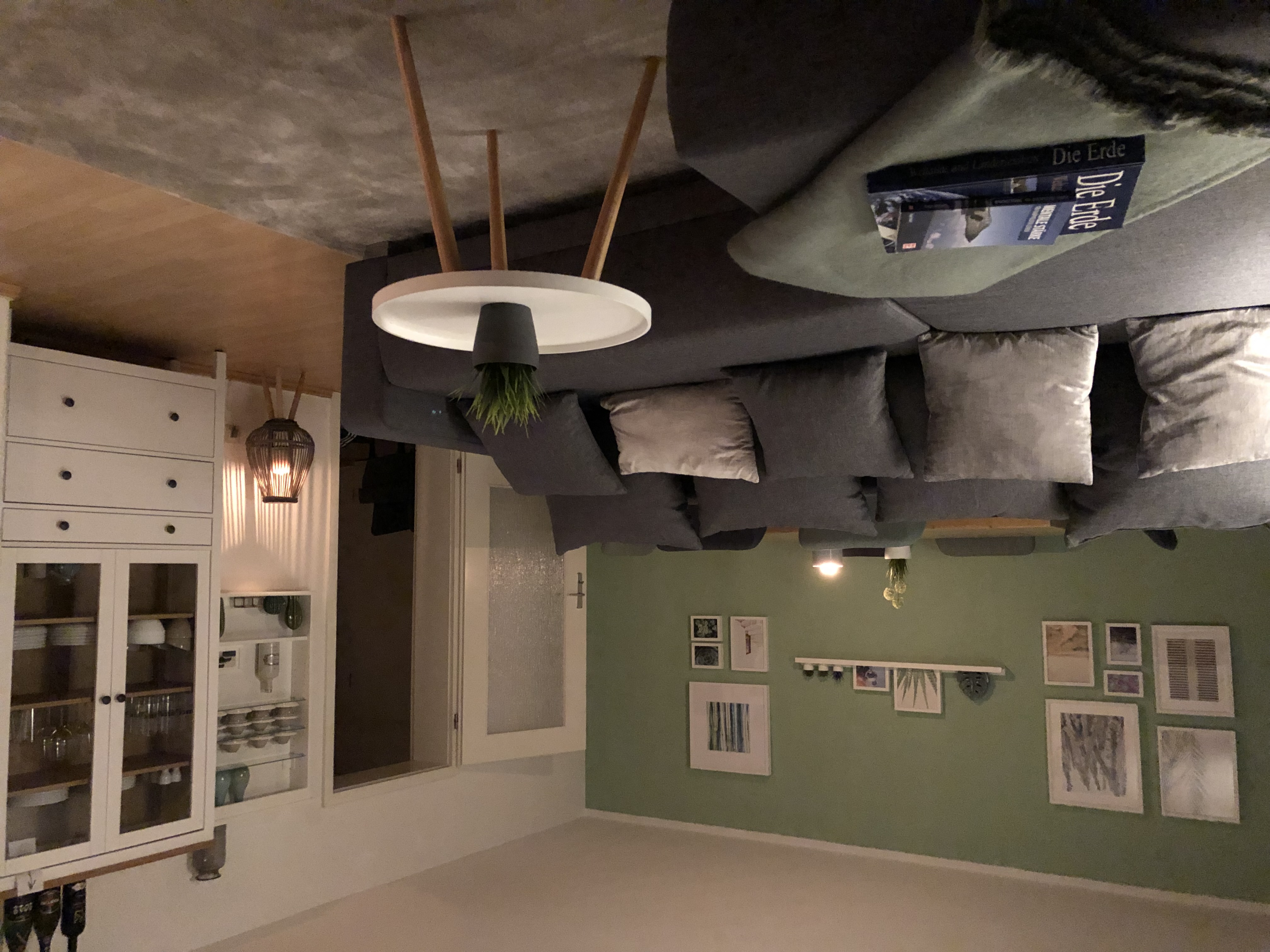 Wohnzimmer der Ferienwohnung Idyll am See